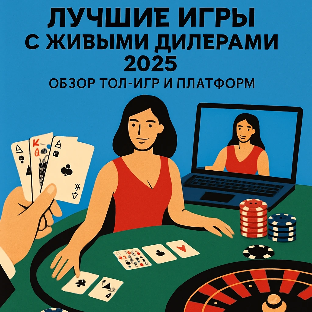 Лучшие игры с живыми дилерами 2025 — ТОП и платформы